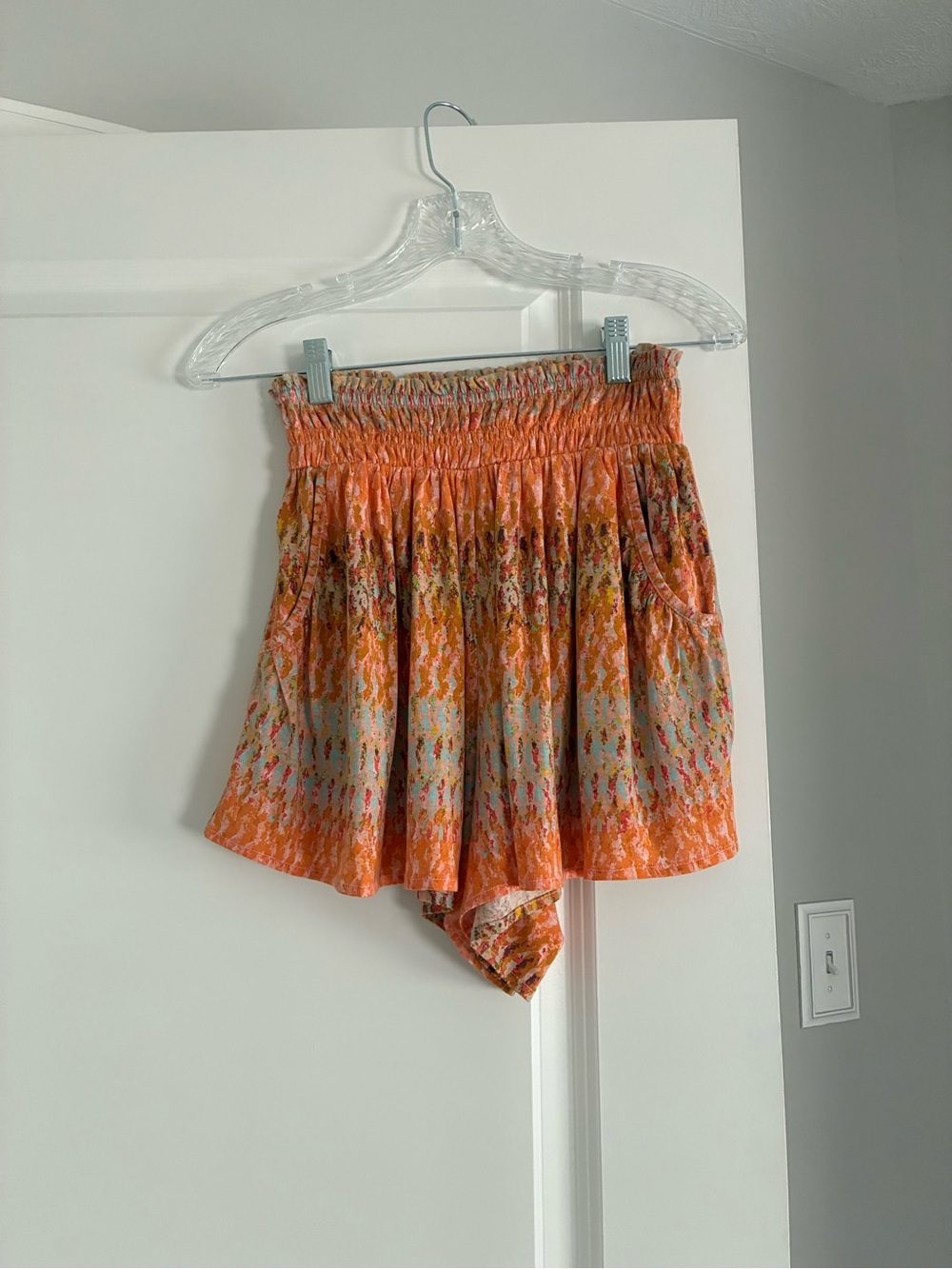 Anthropologie Daily Practice Printed Pull-on Shorts